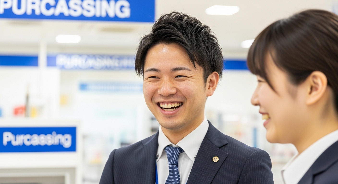お客様と話す田中さん